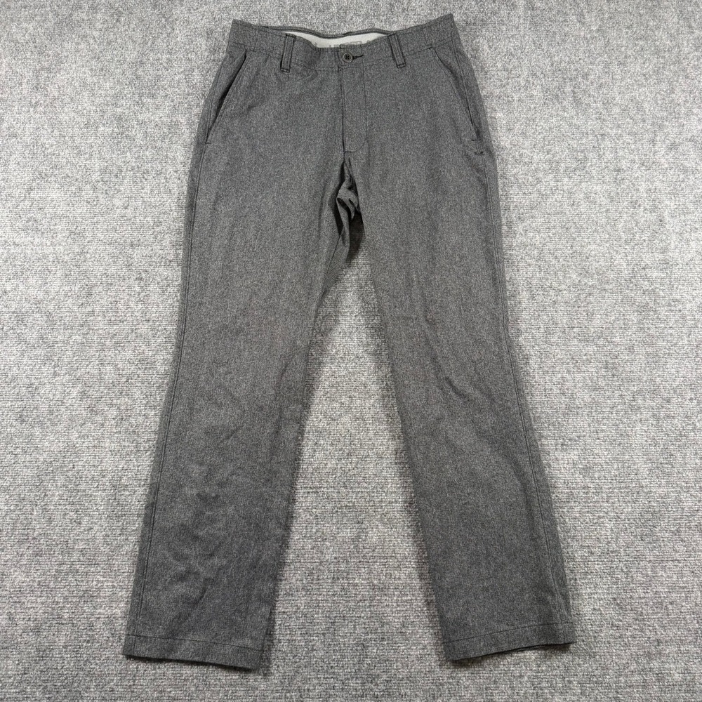 Under Armour Golf Pants Mens 32/30 Gray Heather Straight Leg Performance Pant